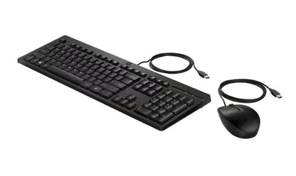 HP 225 USB Wired Desktop Keyboard Mouse Combo G2 USB-A Three button mouse adjustable keyboard fee... - Image 2