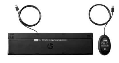 HP 320MK USB Wired Desktop Keyboard Mouse Combo Reduced-sized  Low-Profile Quiet Keys PlugPlay fo... - Image 3