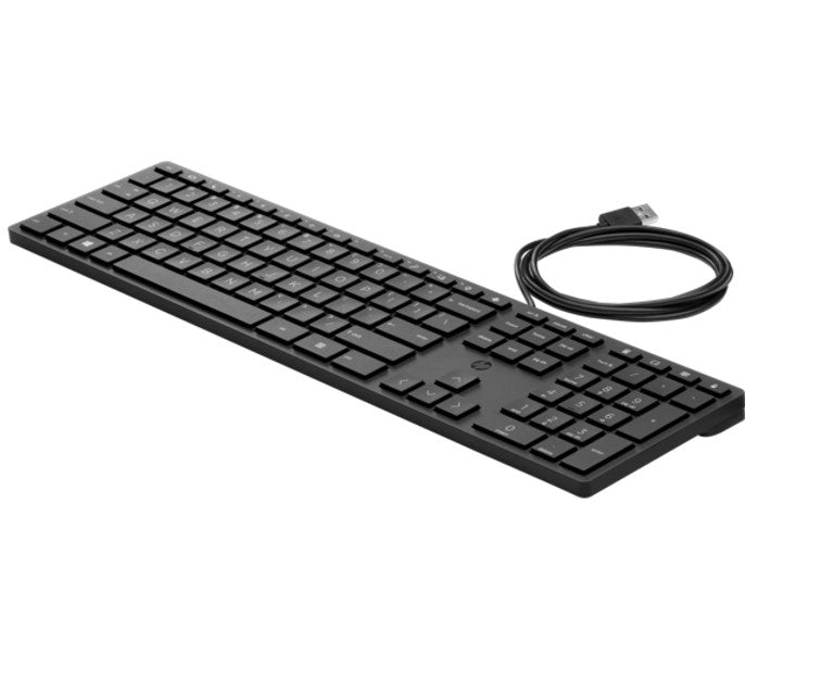 HP Wired 320K Full-Sized Keyboard - Compatible with Windows 10, Desktop PC, Laptop, Notebook USB... - Image 2
