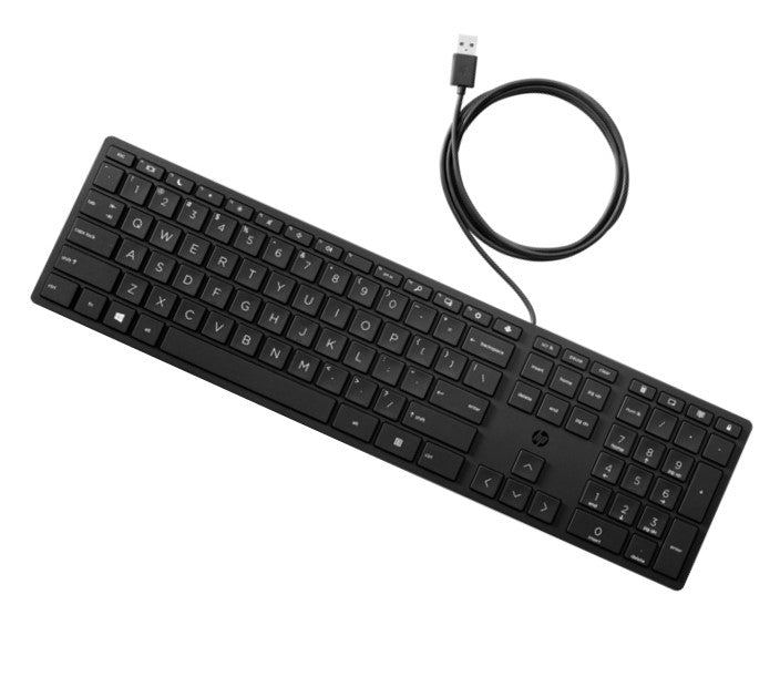 HP Wired 320K Full-Sized Keyboard - Compatible with Windows 10, Desktop PC, Laptop, Notebook USB... - Image 4