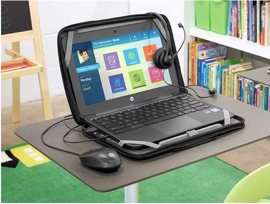 HP USB Wired USB-A Travel Mouse 1000 dpi 3xbutton Multi-OS Windows 7/8/10/11 Chrome OS Android Bl... - Image 3