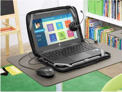 HP USB Wired USB-A Travel Mouse 1000 dpi 3xbutton Multi-OS Windows 7/8/10/11 Chrome OS Android Bl... - Image 3