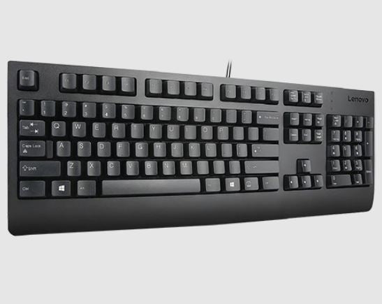 LENOVO Preferred Pro II USB Keyboard Black 3-zone layout Plunger domed switch keys Adjustable til... - Image 2