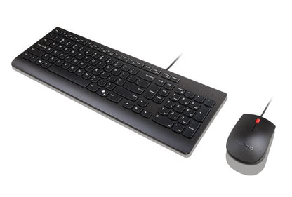 Lenovo Universal Wired USB Keyboard Mouse Combo Adjustable Tilt Leg Spill Resistant Copilot Keybo... - Image 3