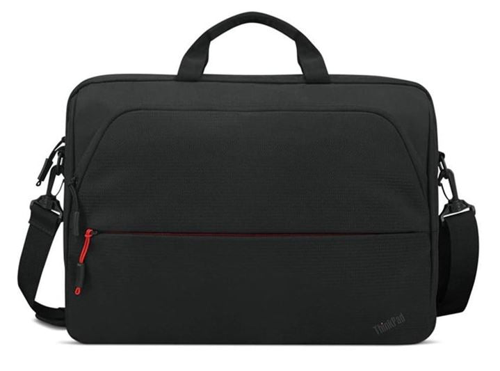 LENOVO Essentials 16' Toploader Bag Notebook Case - Classic Black Nylon Exterior, Dedicated Padde...