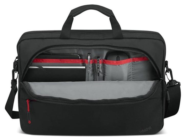 LENOVO Essentials 16' Toploader Bag Notebook Case - Classic Black Nylon Exterior, Dedicated Padde... - Image 2