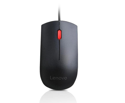 LENOVO Essential USB Mouse (Full Size) - Wired USB Connection, Plug-and-Play, Comfortable All Day...