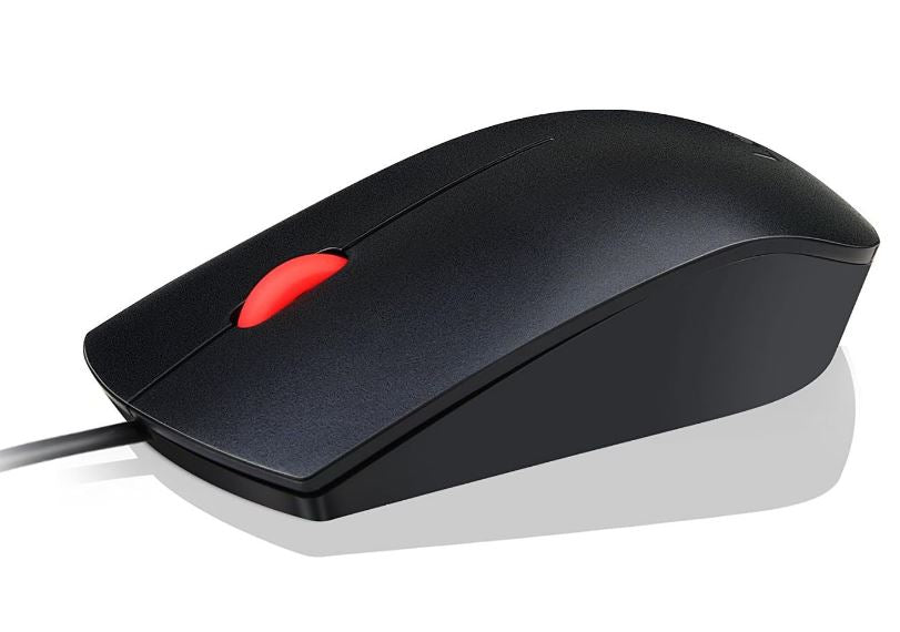LENOVO Essential USB Mouse (Full Size) - Wired USB Connection, Plug-and-Play, Comfortable All Day... - Image 2