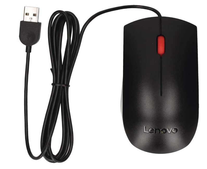 LENOVO Essential USB Mouse (Full Size) - Wired USB Connection, Plug-and-Play, Comfortable All Day... - Image 3