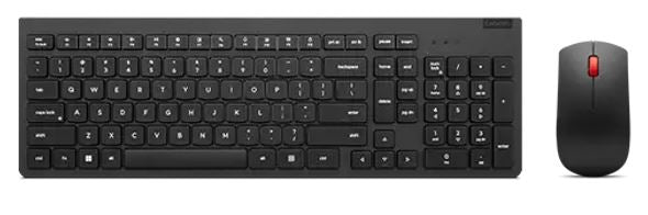 Lenovo Essential Wireless Combo Keyboard  Mouse Gen2 Low Profile Adjustable Tilt Leg Spill Resist...