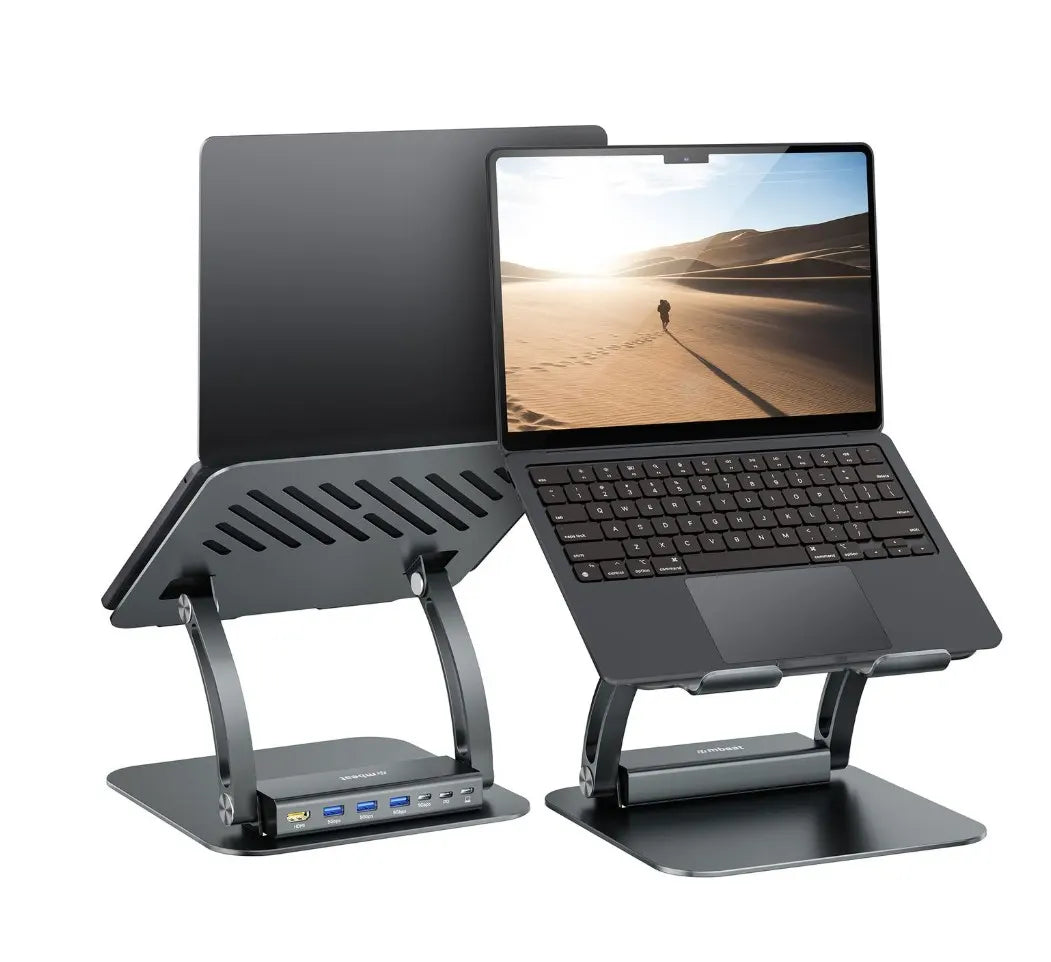 mbeat® Stage P6 Laptop Stand with USB-C Dock - Notebook Accessories
