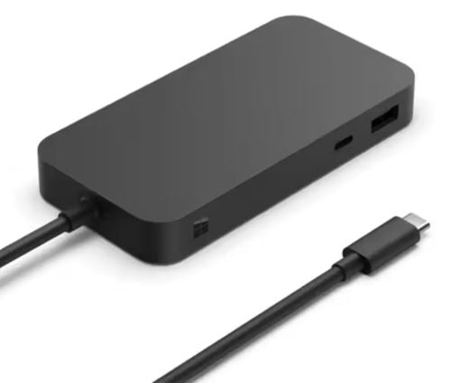Microsoft Surface USB4 Dock Commercial Black Support 4K 100W 1xUSB-A 3xUSB-C 1xHDMI 1xEthernet PR...
