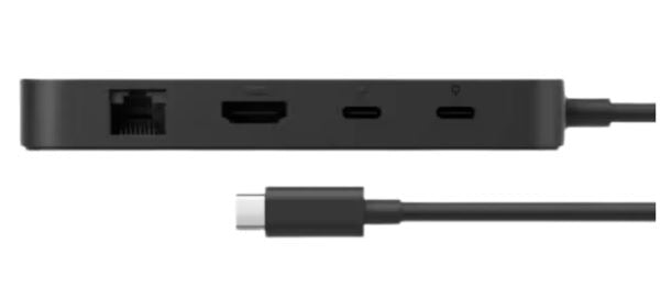 Microsoft Surface USB4 Dock Commercial Black Support 4K 100W 1xUSB-A 3xUSB-C 1xHDMI 1xEthernet PR... - Image 4