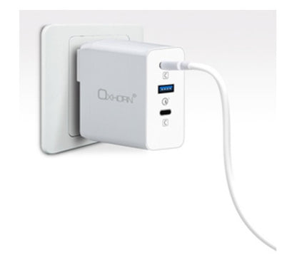 Oxhorn 100W USB GaN Type-C fast Charger, 2x USB-C, 1x USB-A Fast Charger - Notebook Accessories - Image 2
