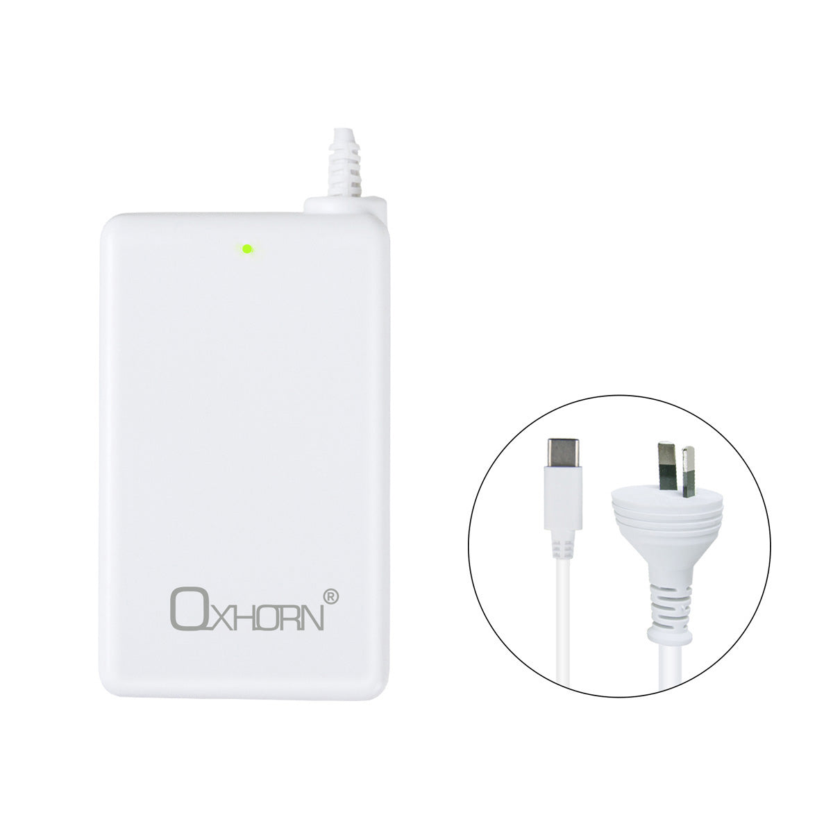 Oxhorn 65W AC Power Adapter USB-C Charger Power Delivery for Lenovo HP Dell Asus USB-C Laptop Tab...