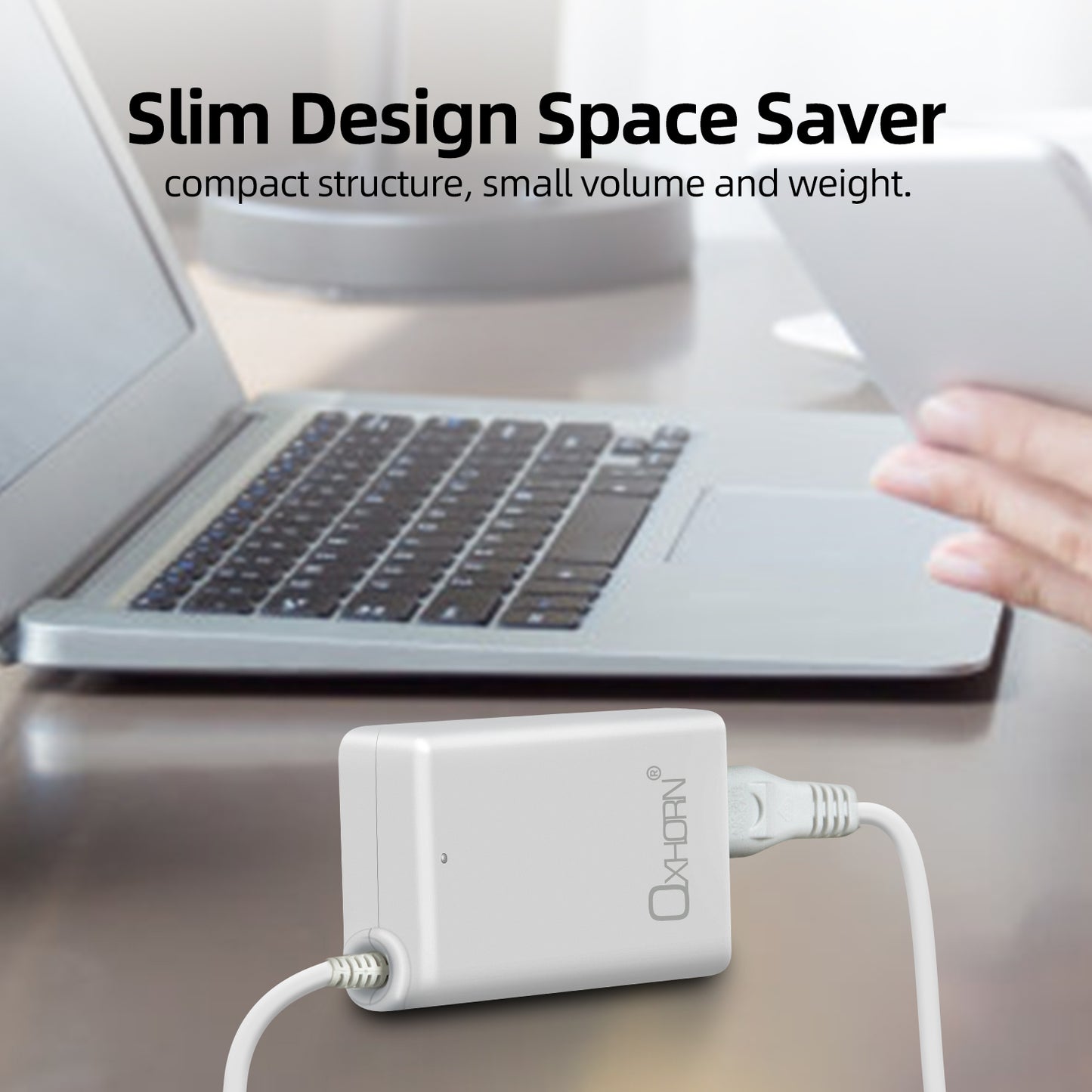 Oxhorn 65W AC Power Adapter USB-C Charger Power Delivery for Lenovo HP Dell Asus USB-C Laptop Tab... - Image 3