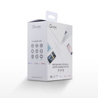 Oxhorn 65W AC Power Adapter USB-C Charger Power Delivery for Lenovo HP Dell Asus USB-C Laptop Tab... - Image 4