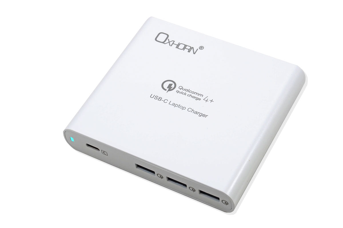 Oxhorn Multi-Functional USB Type C Laptop 87W Notebook Charger - Quick Charge, HP, ASUS, Lenovo,...