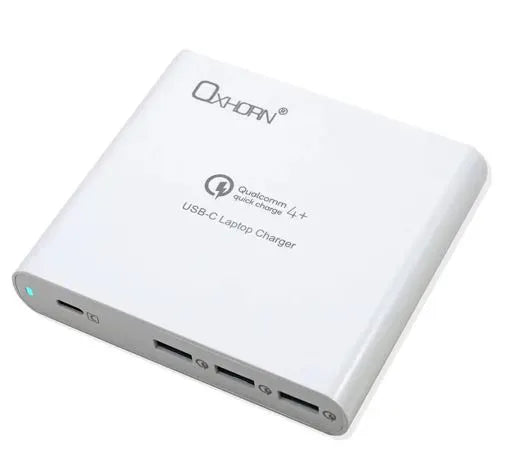Oxhorn Multi-Functional USB Type C 87W Laptop Notebook Tablet Quick Charge 4 Port 1xUSB-C 3xUSB-A...