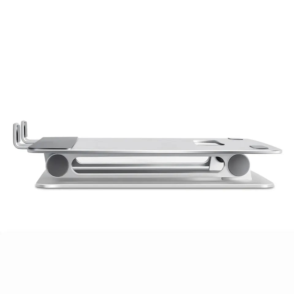 Simplecom CL520 Adjustable Aluminium Ergonomic Riser Stand for Laptop MacBook, Adj 15cm, Tilt, 10... - Image 2