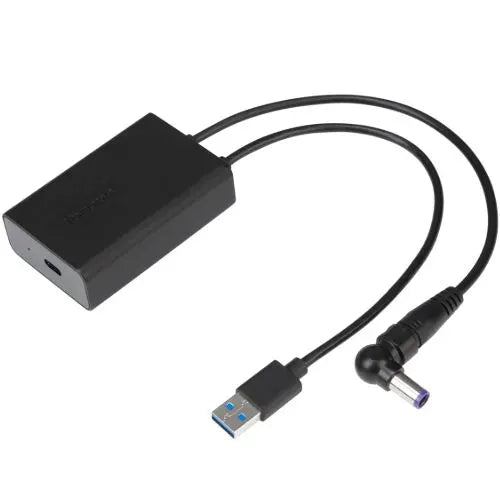Targus USB-C USB-A DC Power Demultiplexer Adapter for DOCK180 with Power Delivery Black 3 year WT...