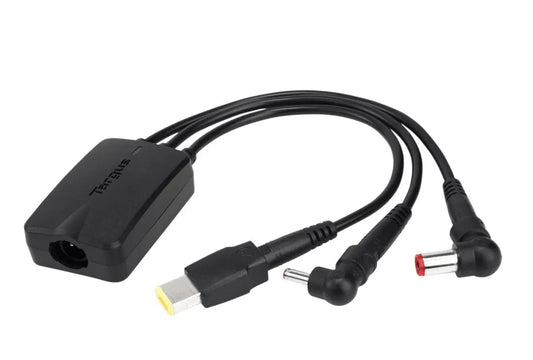 Targus 3-Way Active DC Charging Cable 3 Pin - Accommodates up to 3 different Power Tips/SecureFix...