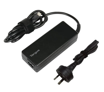 Targus 100W USB-C Charger - Compatible with USB-C Laptops, Tablets, Phones, Built-in Power Adapte...