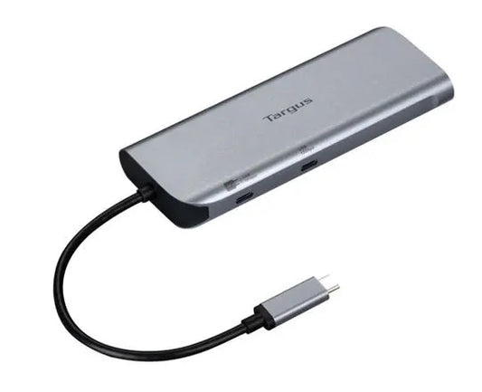Targus Dual Video Mobile Dock with 140W EPR Pass-Thru USB-C 3.2 Ethernet 2xHDMI 2x USB-A 2xUSB-C...