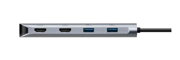 Targus Dual Video Mobile Dock with 140W EPR Pass-Thru USB-C 3.2 Ethernet 2xHDMI 2x USB-A 2xUSB-C... - Image 2