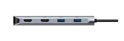 Targus Dual Video Mobile Dock with 140W EPR Pass-Thru USB-C 3.2 Ethernet 2xHDMI 2x USB-A 2xUSB-C... - Image 2