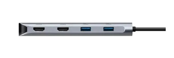 Targus Dual Video Mobile Dock with 140W EPR Pass-Thru USB-C 3.2 Ethernet 2xHDMI 2x USB-A 2xUSB-C... - Image 2