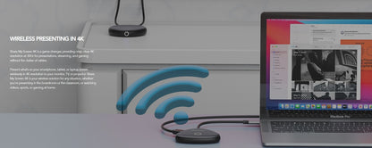 Verbatim 4K Wireless USB-C HDMI Adapter Dongle -Share My Screen Mirror Image. Compact and Ultra P...