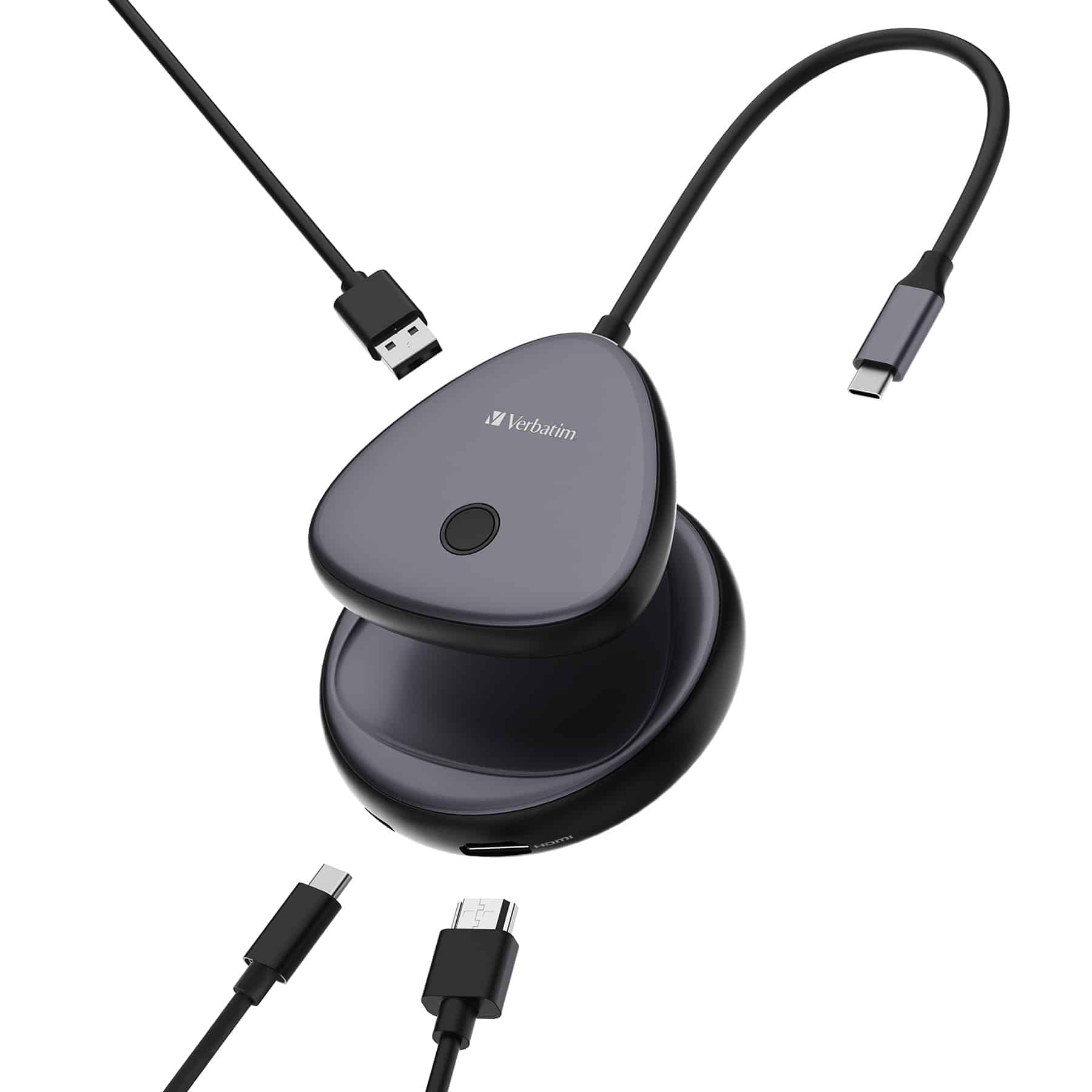 Verbatim 4K Wireless USB-C HDMI Adapter Dongle -Share My Screen Mirror Image. Compact and Ultra P... - Image 2