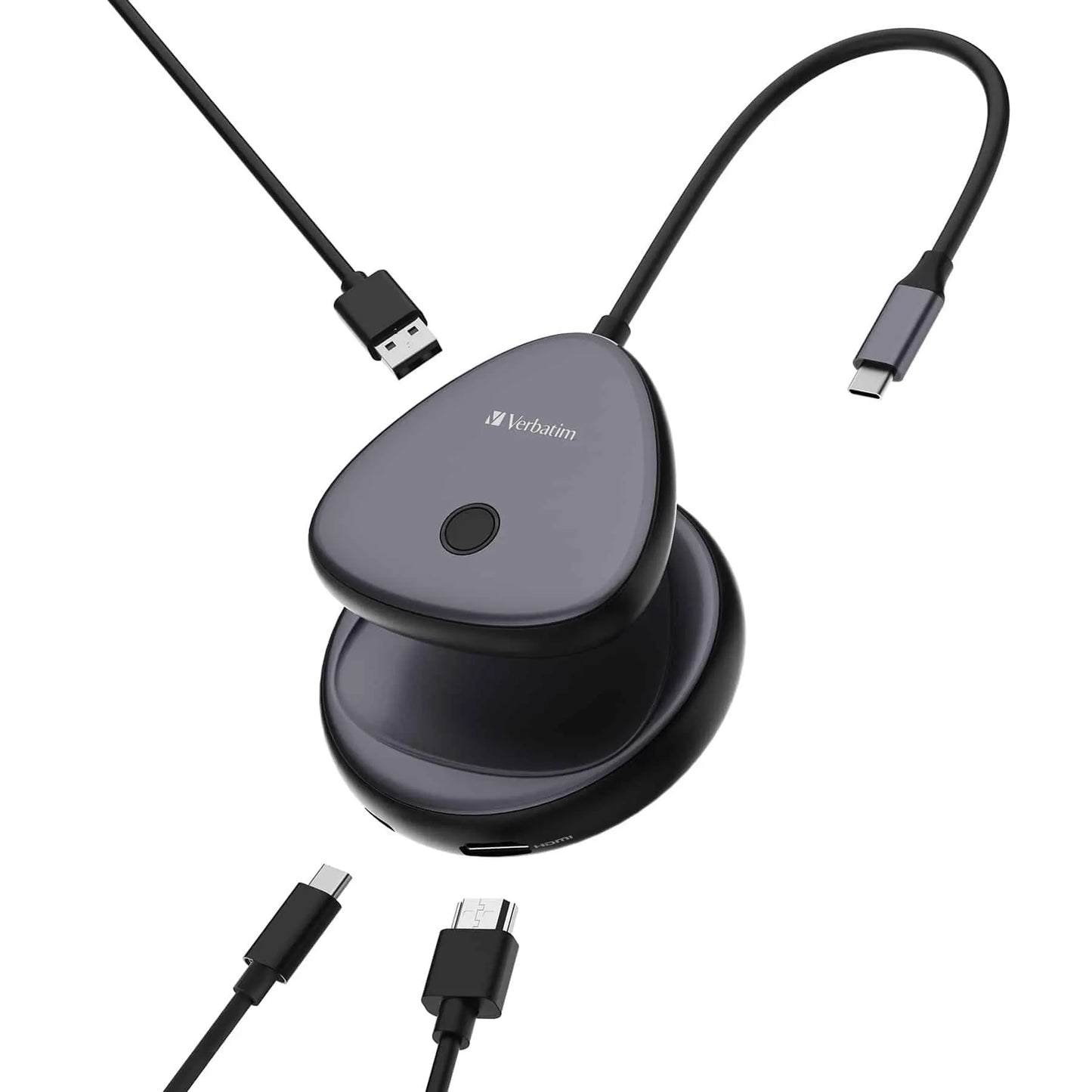 Verbatim 4K Wireless USB-C HDMI Adapter Dongle -Share My Screen Mirror Image. Compact and Ultra P... - Image 2