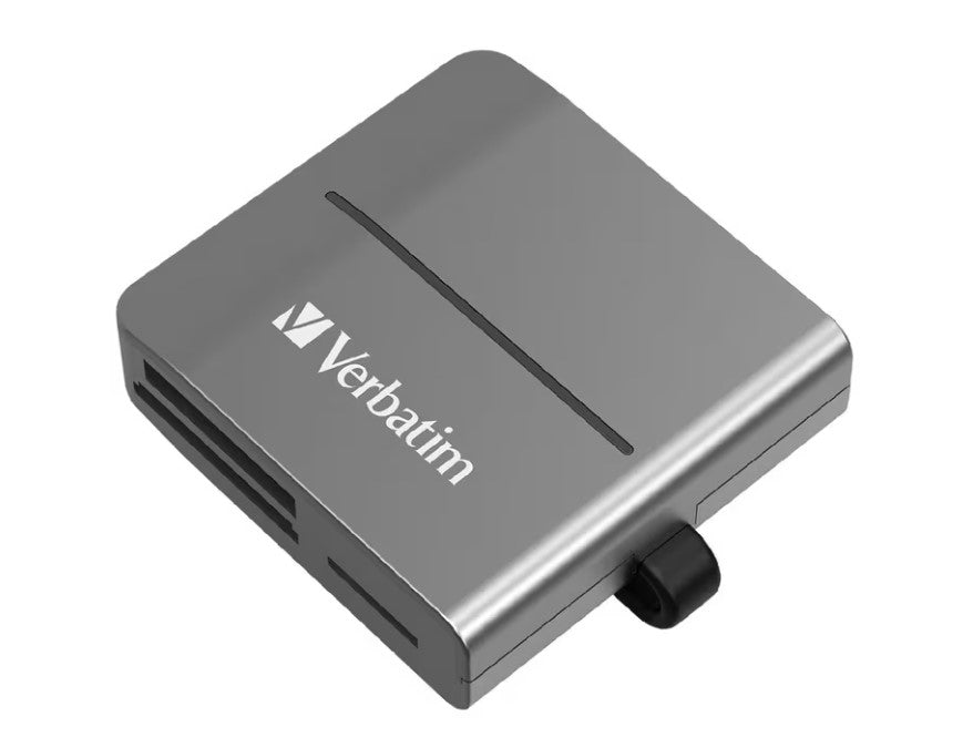 Verbatim USB 3.2 Gen 1 All- in-1 Card Reader  SD, SDHC, SDXC, microSD, microSDHC, microSDXC, CF-1...