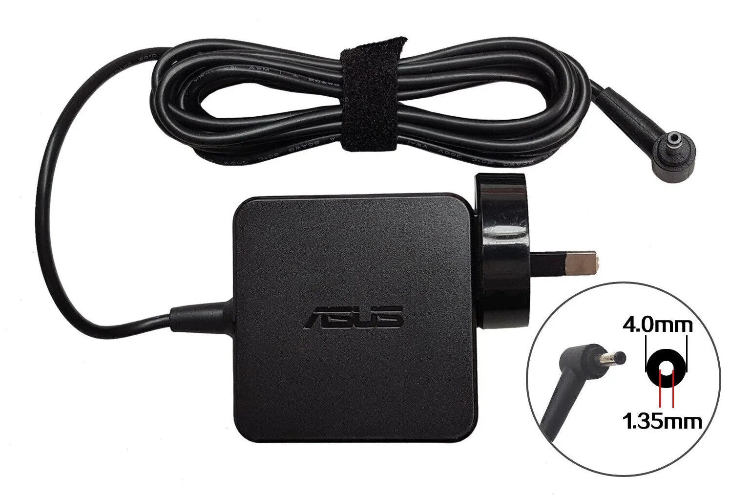 ASUS AC ADAPTOR 45W 19V 2.37A - 4mm x 1.35mm - Notebook Accessories