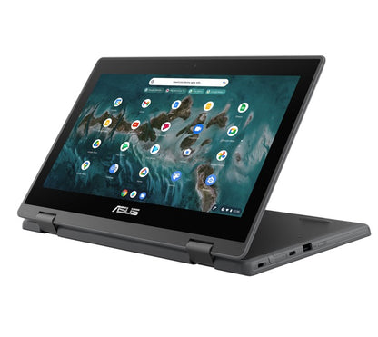 ASUS Chromebook 11.6' Flip CR1100FKA 2 in 1 Convertible  8MP  720p Camera Pen Stylus Touch Rugged Intel Celeron N4500 4GB 32GB Student Chrome OS WiF