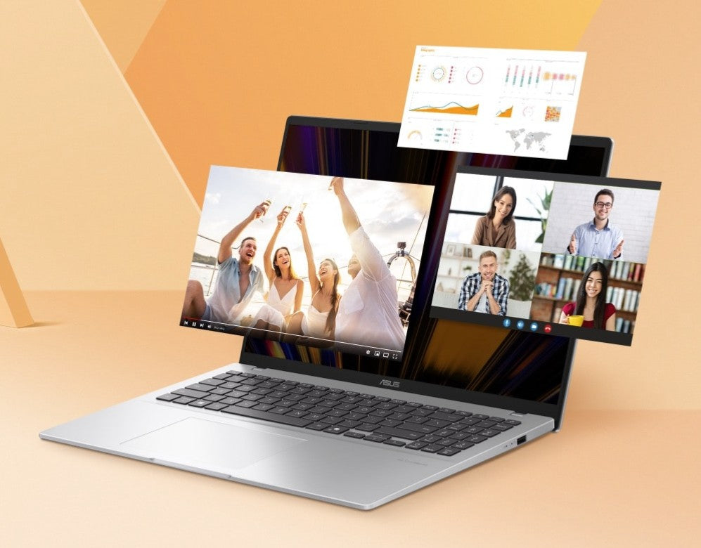 ASUS Vivobook 16' AMD R7 KRACKAN H, WUXGA (1920 x 1200) 16GB, 1TB, Cool Silver, Win11 Home, Numpa...