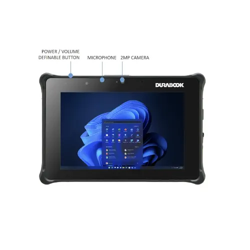 DURABOOK R8, 8' FHD, Intel® Pentium® Gold 8500, Windows 11, 8GB RAM, 128GB PCIe SSD,Wi-Fi 6E, Blu...