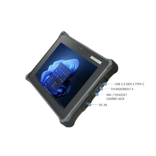 DURABOOK R8, 8' FHD, Intel® Pentium® Gold 8500, Windows 11, 8GB RAM, 128GB PCIe SSD,Wi-Fi 6E, Blu... - Image 3