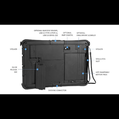 DURABOOK U11, 11.6' FHD, Intel® Core™ i5-1230U, Windows 11, 8GB RAM, 256GB PCIe SSD,Wi-Fi 6E, Blu... - Image 2