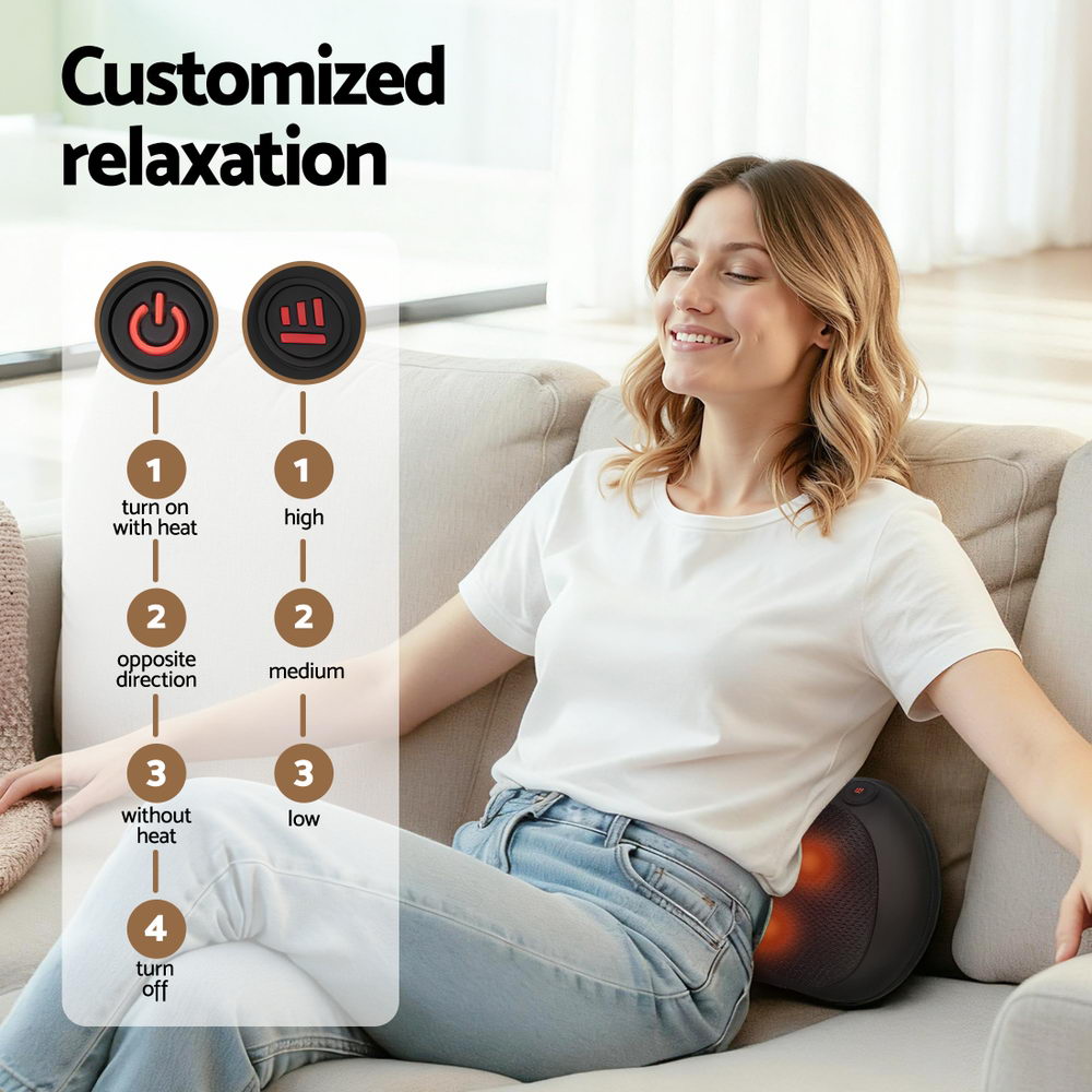 Livemor Neck Massager With Heat Kneading Back Massager - Image 5