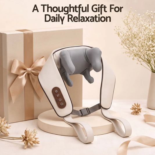 Livemor Neck Massager with Heat Pillow Shiatsu Shoulder Back Massager Pain Relief Tissue Kneading - Image 9