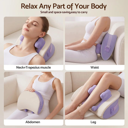Livemor Neck & Shoulder Massage Pillow with Heat, Cordless 4D Kneading Massager for Home & Office - Image 6