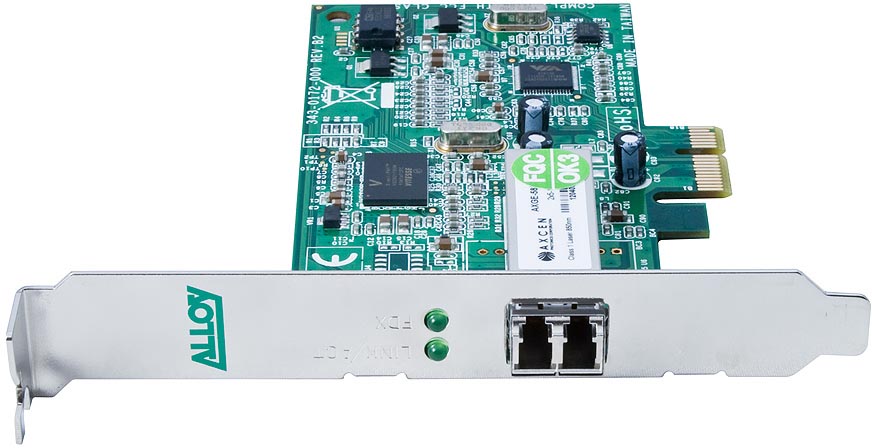 Alloy AN1000ELC  PCI-E 1000Mb Multimode (LC) Fibre Network Adapter. 2Km - Network - Consumer - Image 3
