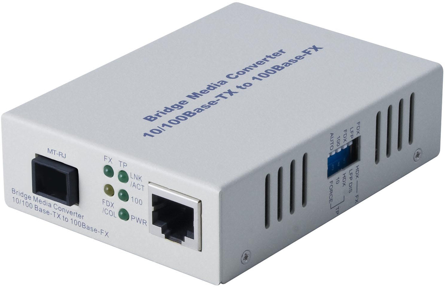Alloy FCR200MT 10/100Base-TX to 100Base-FX Multimode Fibre (MT) Converter with LFP via FEF or FM....