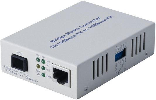 Alloy FCR200MT 10/100Base-TX to 100Base-FX Multimode Fibre (MT) Converter with LFP via FEF or FM....