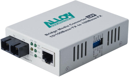 Alloy FCR200SC.10015  10/100Base-TX to 100Base-FX Single Mode Fibre (SC) 1550nm Converter Switch...