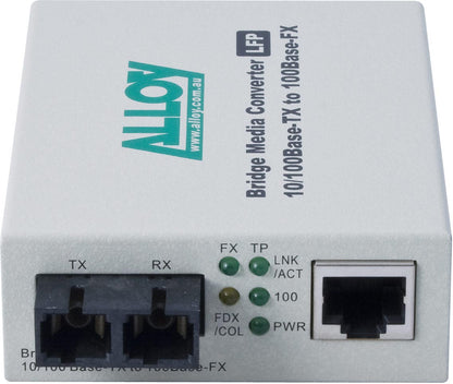Alloy FCR200SC.40  10/100Base-TX to 100Base-FX Single Mode Fibre (SC) Converter with LFP via FEF... - Image 2