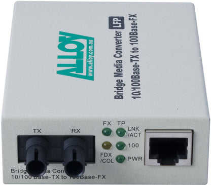 Alloy FCR200STR  10/100Base-TX to 100Base-FX Multimode Fibre (STR) Converter with LFP via FEF or... - Image 2